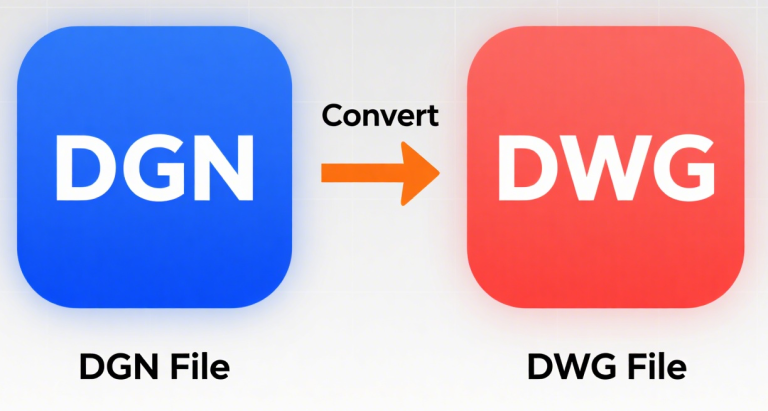 How to Convert dgn to dwg?